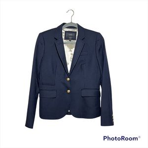 J. CREW Schoolboy Wool Blazer Collared Women’s Size 4